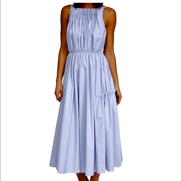 Jason Wu, Pleated Dress with Tie Detail - Picture 4 of 9